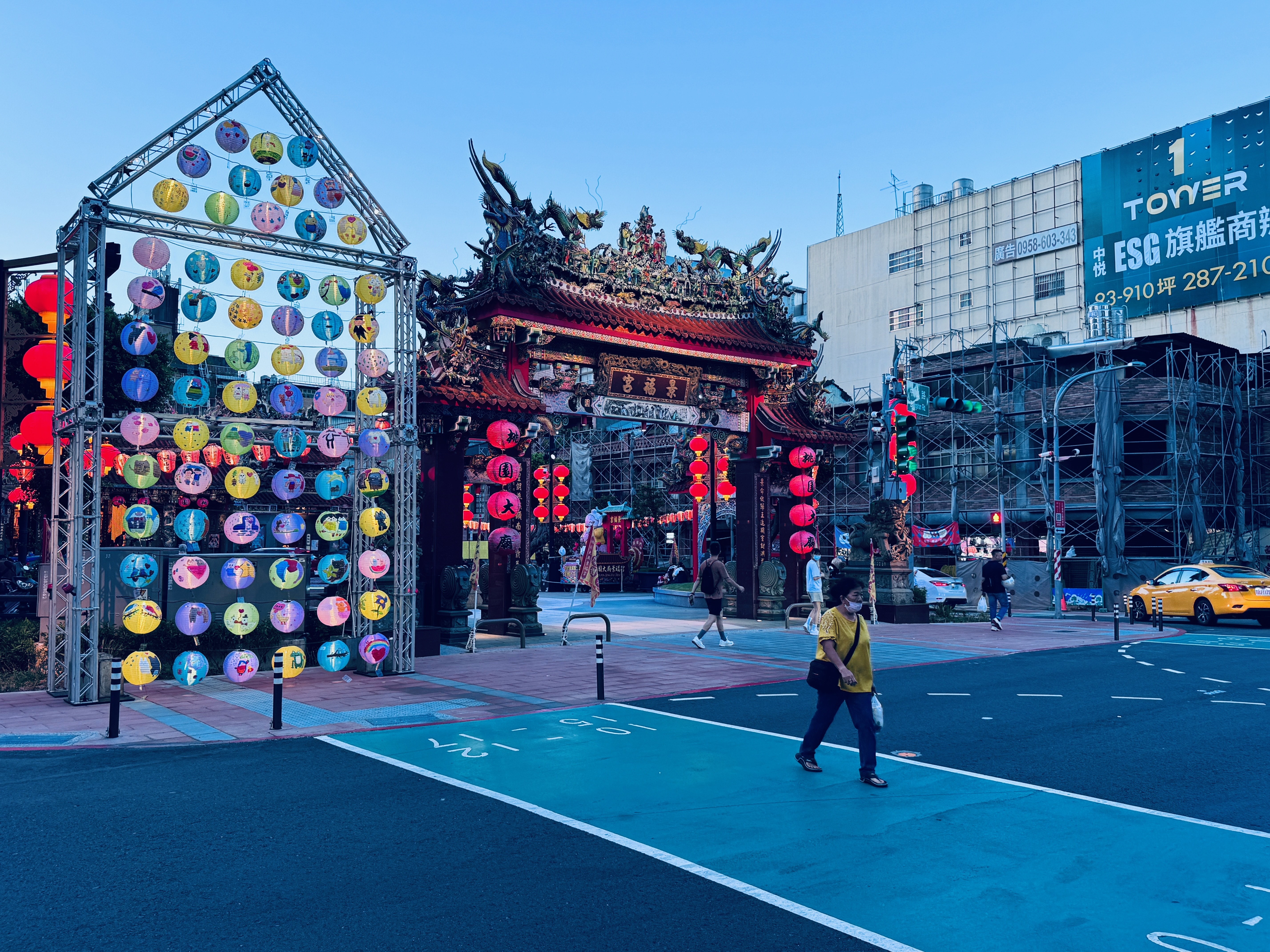 擴展大廟廟前廣場、提升民眾參拜安全（照片來源：董崑華攝）